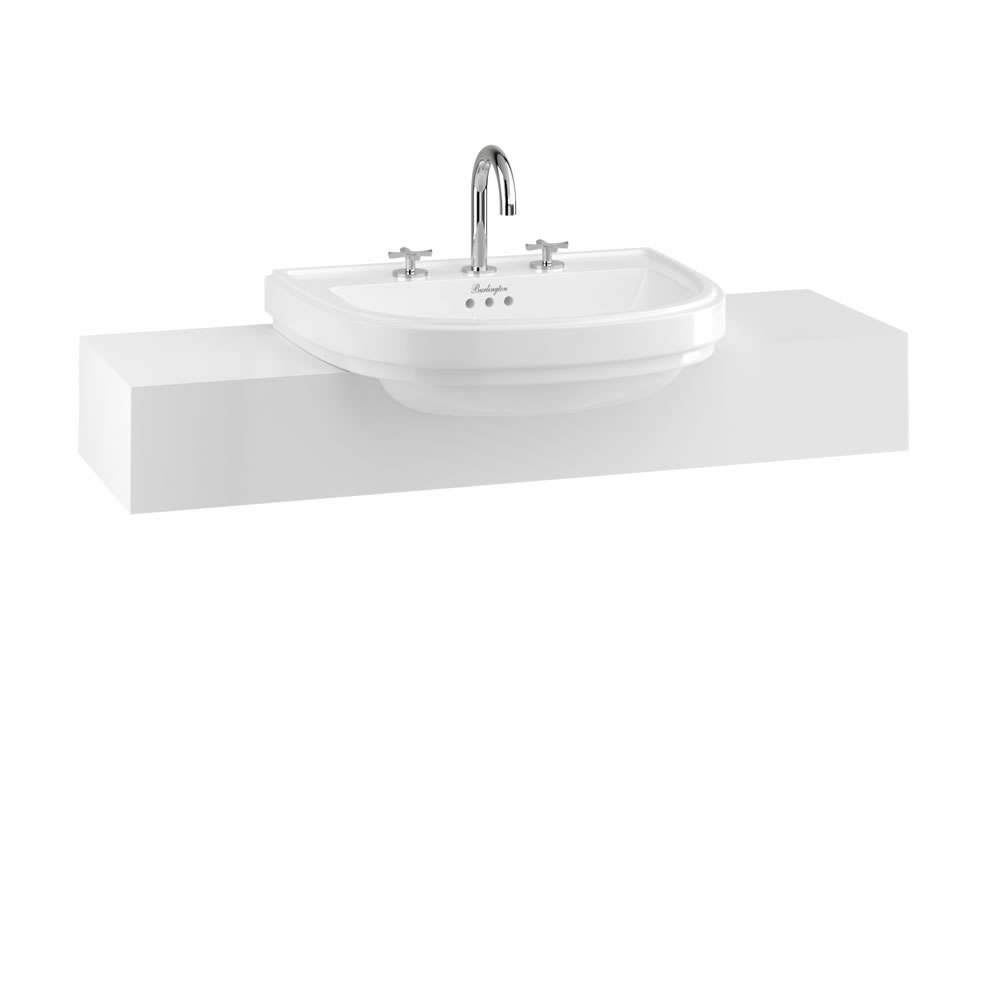 Riviera 58cm Semi Inset Basin